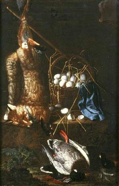 Hamilton Easter Field Still life with a dead fox and ducks France oil painting art
